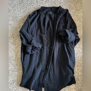 Aerie Pool to Party Cover Up, Black. XXL, never worn.